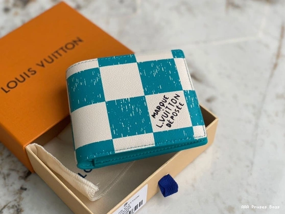 AAA Pruses Bags VUITTON MULTIPLE WALLET LOUIS 0712